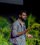 Photo of Shammi Raj Balla delivering a talk