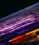 Abstract image of colourful led lights with motion blur