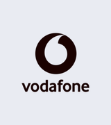 Vodafone logo black