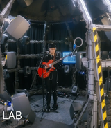 Marnie Glum performing live at the University of York's AudioLab.