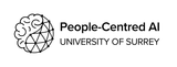 People-Centred AI, University of Surrey logo