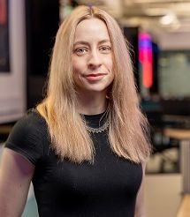 Headshot of Erin Hughes, Co-Investigator, CoSTAR Realtime Lab