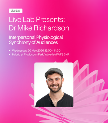 Event image Dr Mike Richardson at CoSTAR Live Lab Presents
