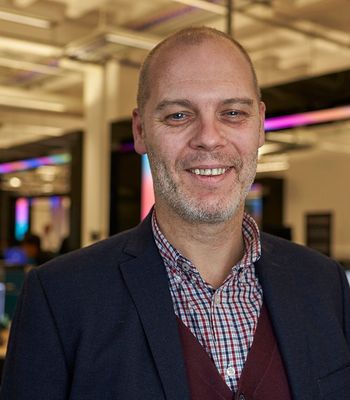 Headshot of Professor Gregor White, Director, CoSTAR Realtime Lab