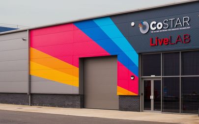 An external shot of the CoSTAR Live Lab Building