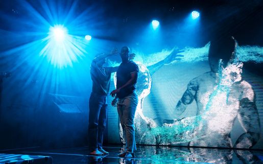 Performers at the CoSTAR Live Lab launch event at Production Park, Wakefield, February 2025