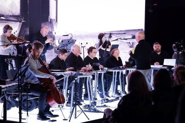 People watching a concert