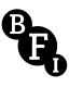 BFI (British Film Institute Logo) Black