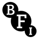 BFI logo with each letter in a black bubble